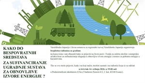 POZIV GRAĐANIMA U četvrtak, 14. svibnja, besplatna radionica: Kako se prijaviti na Javni poziv Fonda za sufinanciranje ulaganja u obnovljive izvore energije?